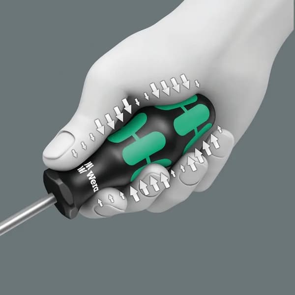 WERA 334/355/6 Kraftform Plus Lasertip ruuvimeisselisarja
