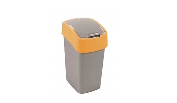 CURVER ROSKAKORI FLIP BIN 10L /ORANSSI