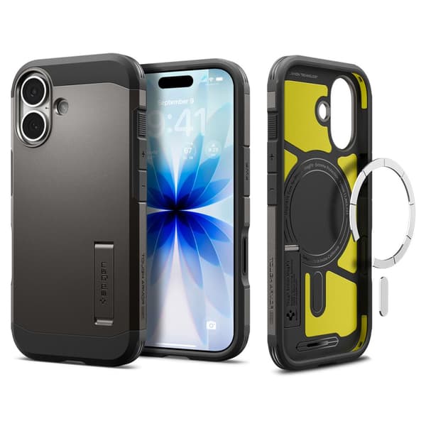 Spigen Tough Armor T MagSafe, gunmetal - iPhone 17