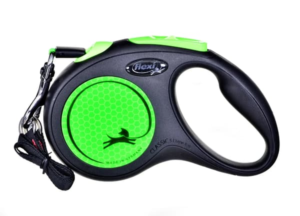 Hundesnor Flexi NEW NEON 5 m Størrelse S Grøn