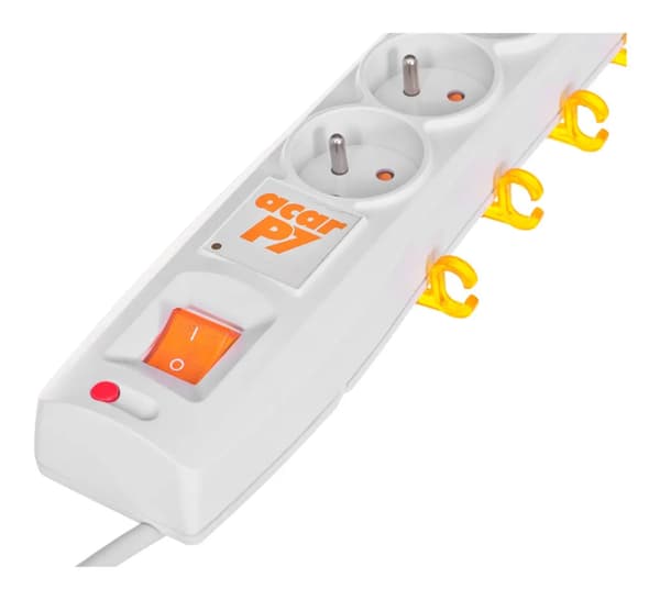 HSK DATA P7 1.5m power extension 5 AC