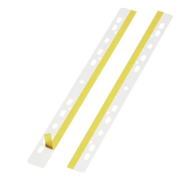 Durable DURABLE Heftstreifen Filefix A4 selvklæbende 25x297mm transp50