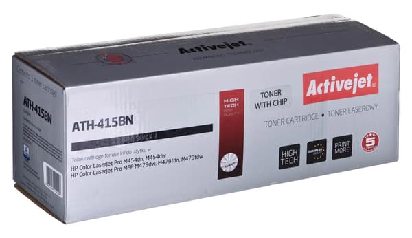 Activejet-väriaine ATH-415BN musta, korvaa 415A:n (ATH-415BN CHIP)