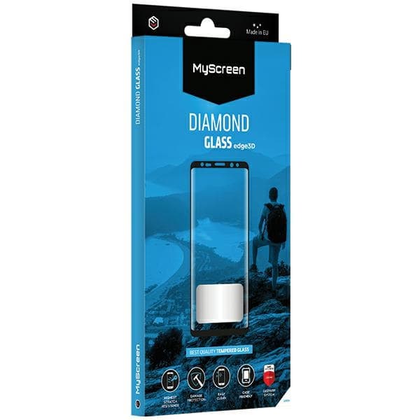 MS Diamond Glass Edge 3D OnePlus 12R 5G musta/musta panssarilasi