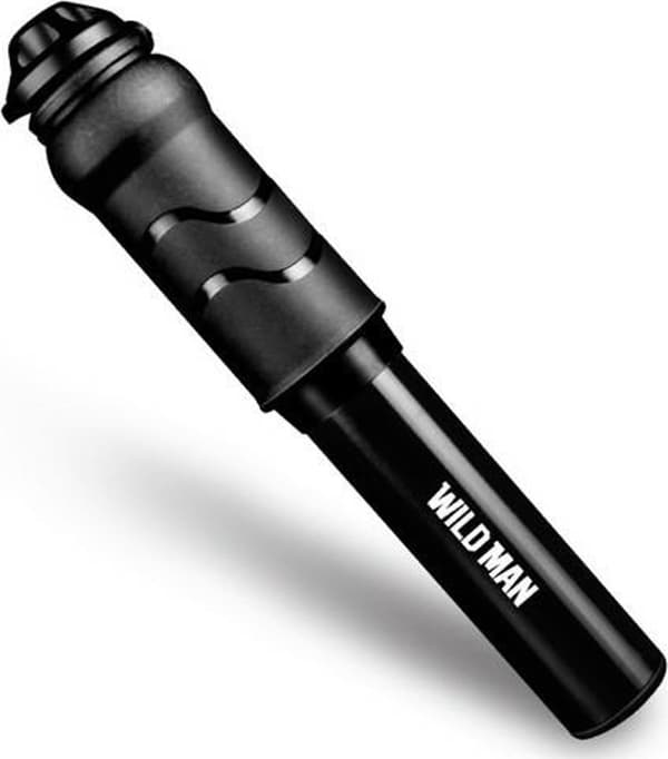 WILDMAN GK1 håndcykelpumpe aluminium sort/sort