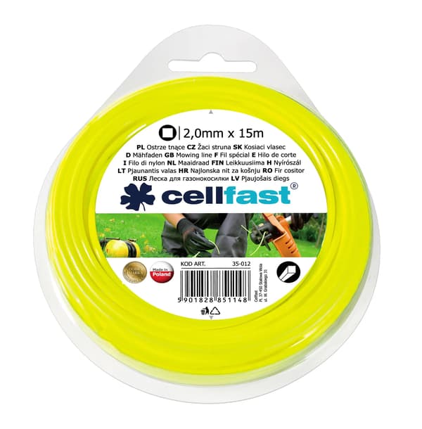 ZYLKA TNACA STANDARD 2,0mm/15m NELIÖ CELLFAST