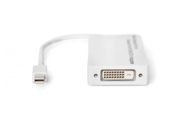 DIGITUS Videoadapterikaapeli DB-340509-002-W - Mini DisplayPort / DisplayPort, HDMI, DVI - 20 cm