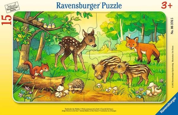 Ravensburger 15 Skovens Dyr (063765)