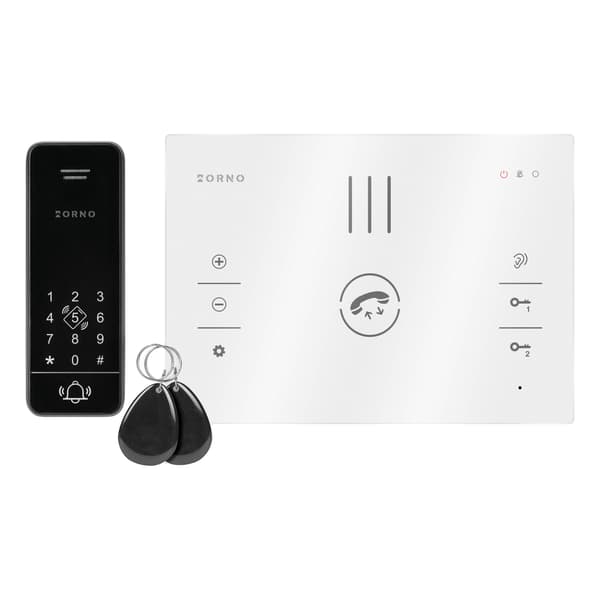SANDI, Enfamiljsporttelefonkit, 2-vägs Headless, Chiffrator, RFID, Vit