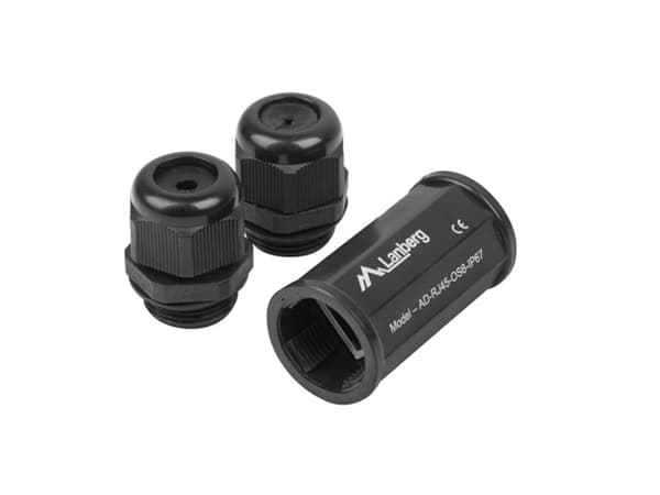 Lanberg-sovitin verkkoliitin RJ45 - RJ45