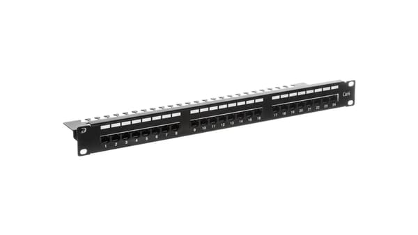 Digitus kytkentäpaneeli 19\" 1U 24x RJ45 UTP Cat.6 (DN-91624U-EC)