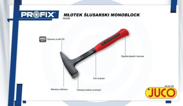 JUCO SLUSAR MONOBLOCK HAMMER 300g