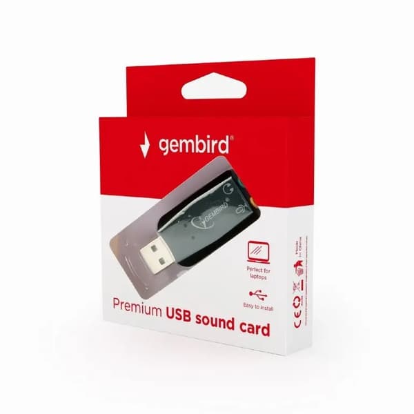GEMBIRD SC-USB2.0-01 Gembird Virtus Plus musik-/ljudkort, USB 2.0