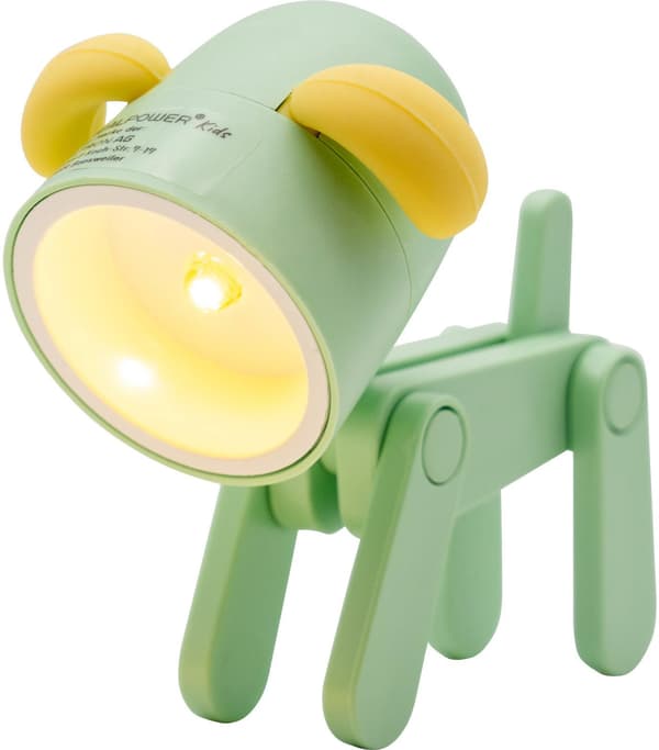 RealPower LED-eläintaskulamppu Vihreä koira