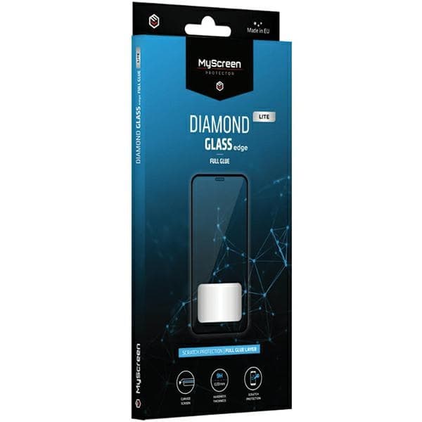 MS Diamond Glass Edge Lite FG iPhone 15 Ultra (Pro Max) 6.7\" sort/sort Fuld Lim