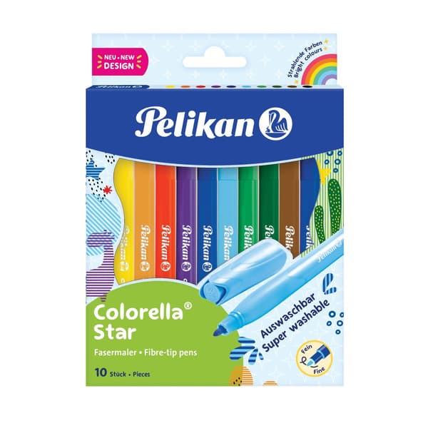 Colorella tuschpennor 10 färger