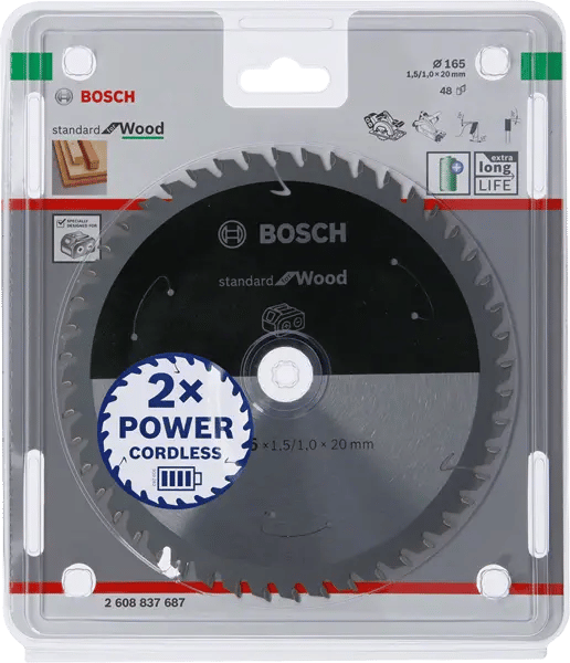 Bosch rundsavklinge ST WO H 165x20 T48