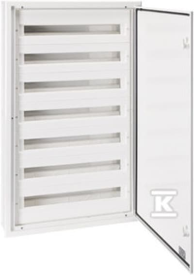 Modulärt ställverk 7x24 infällt IP54 DARP-168 aluminiumdörr vit 9.724