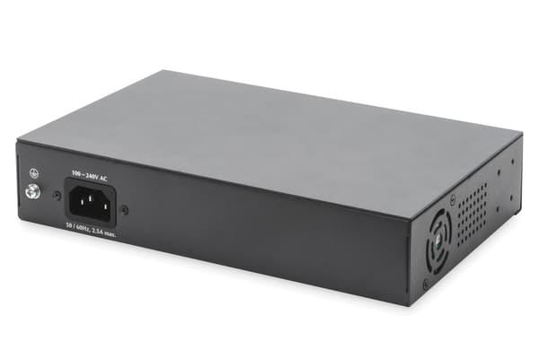 DIGITUS DN-95140 - switch - 8 porte - uadministreret - rackmonterbar