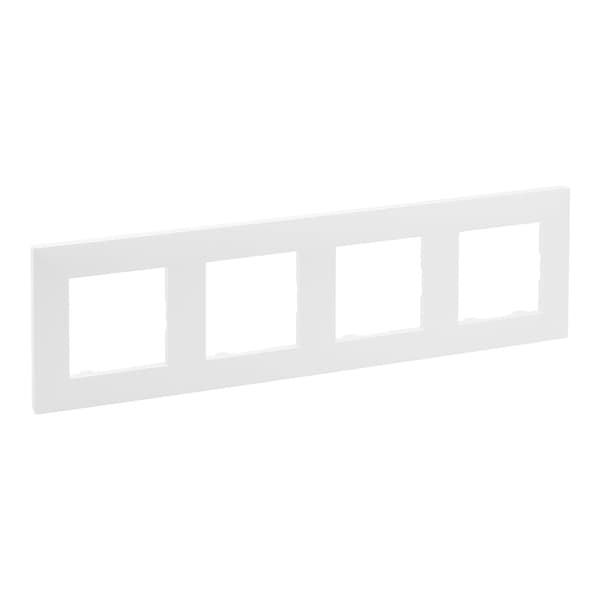 Legrand Niloe Step - firedobbelt ramme 4x - farve hvid 863194
