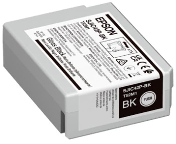 Epson SJIC42P-BK - sort - original - blækpatron