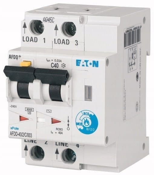 Antiposal gnistdetektor 2P 40A C 0.03A Typ AC AFDD-40/2/C/003 187239