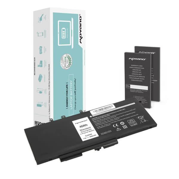 Movano batteri til Dell Latitude 5490, 5590 (7.4V-7.6V) notebook (6000 mAh)