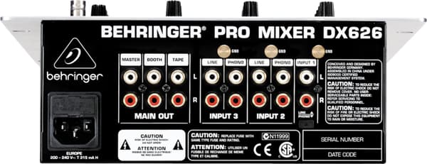 Behringer DX626 DJ Mixer