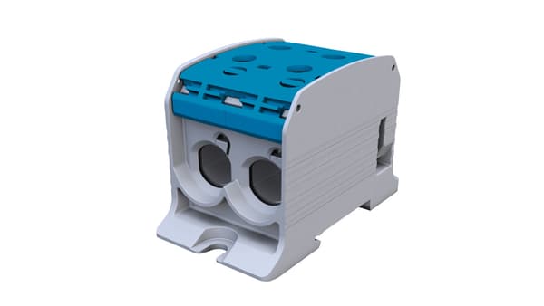 Gevindskinneadapter Al/Cu STB 95-2 (87520) SIMBLOCK blå 81102003