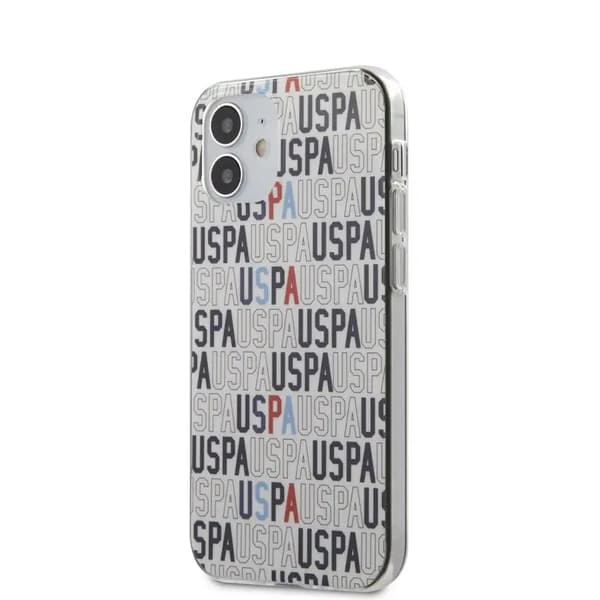 US Polo USHCP12MPCUSPA6 iPhone 12/12 Pro 6,1\" hvid/white Logo Mania Collection