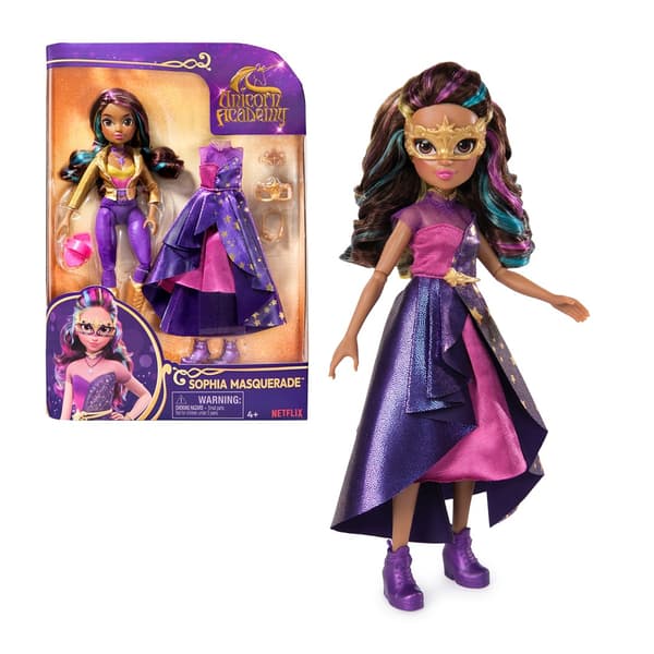 Unicorn Academy - Sophia Deluxe Naamiaiset