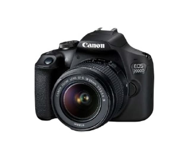 Canon EOS 2000D - digitalkamera EF-S 18-55mm IS II objektiv