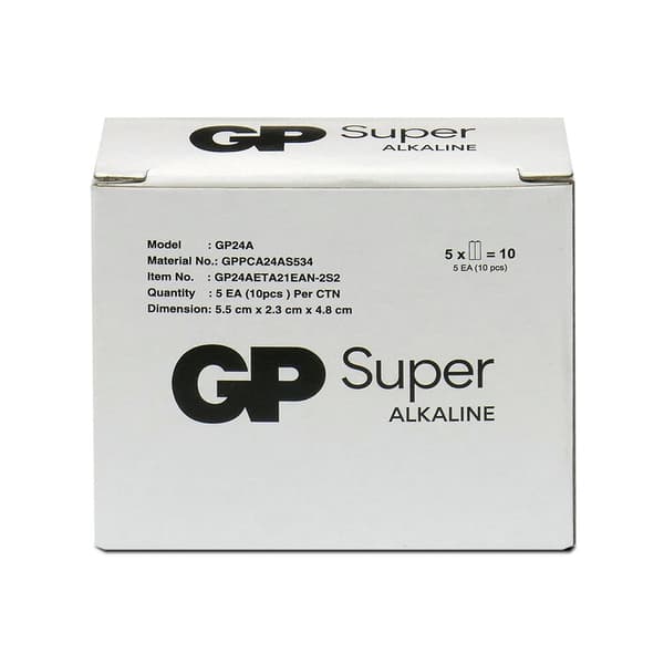 LR03 10PAK GP Super Alkaline (G-TECH)