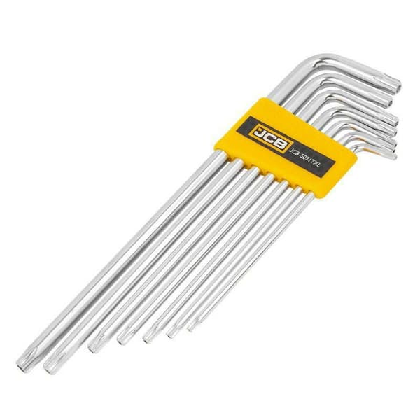 JCB TORX 7 delar /B.L. T10-T40 MED HÅL