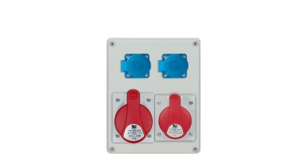 Kopplingsutrustning R-BOX 240 1x32A/5P 1x16A/5P 2x250V IP44 B.1098