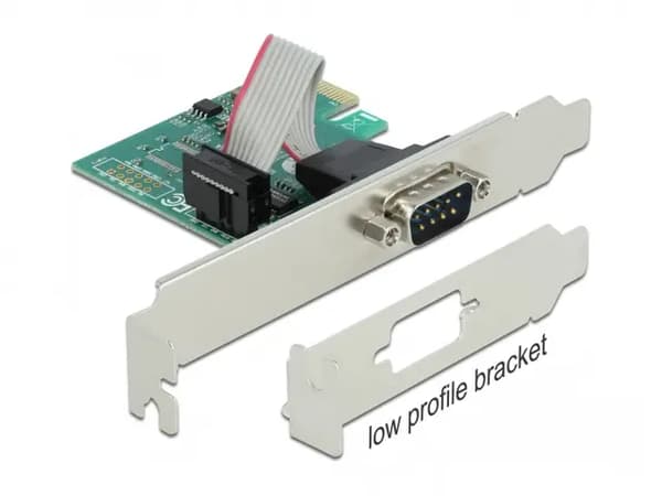 DELOCK PCI Express -kortti 1 x sarja RS-232