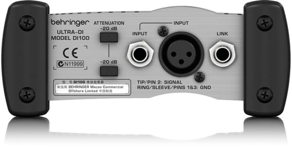 Behringer DI100 Di-boks aktiv 1-kanals