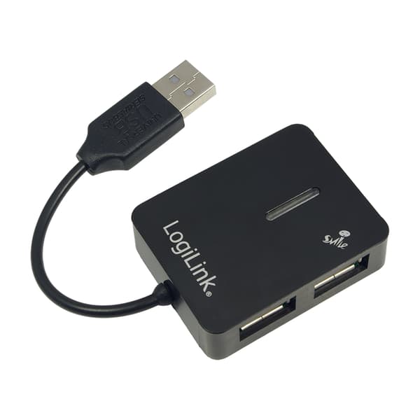 LogiLink USB 2.0 Hub Smile - 4 portar