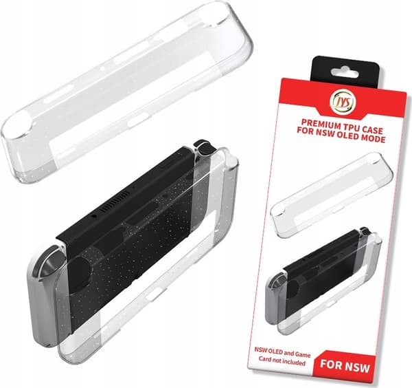JYS Cover Case til Nintendo Switch Oled Transparent