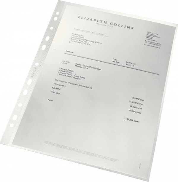 Leitz Recycle A4/100µm herneenväriset taskut (100 kpl)