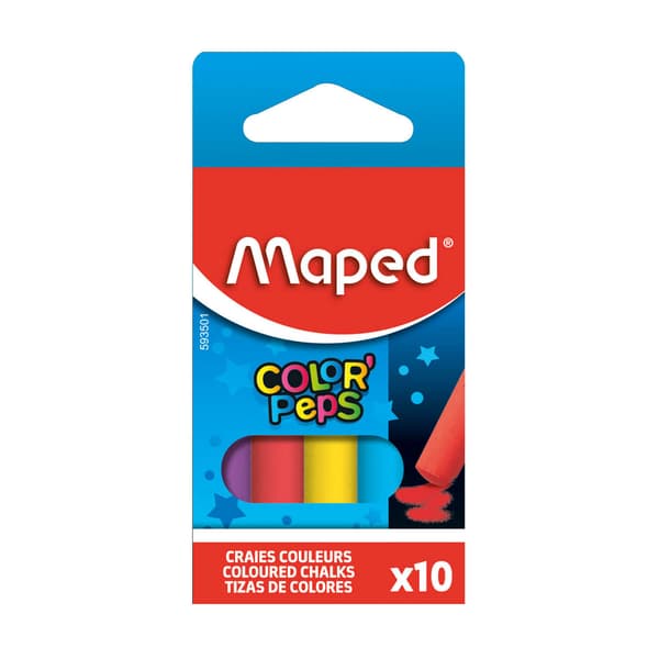 Colorpeps farvet kridt 10 stk MAPED