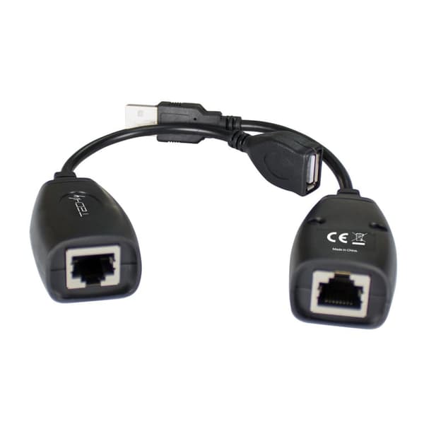 Techly USB-forlænger op til 50m via RJ45 netværkskabel