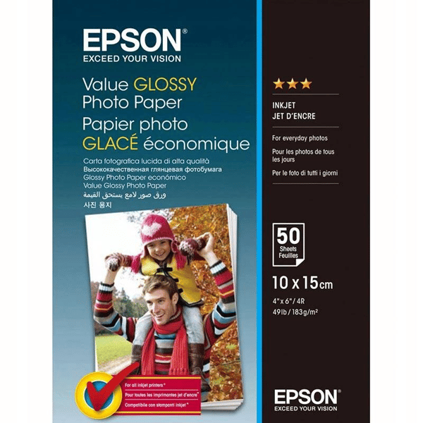 Epson Value - fotopapir - skinnende -