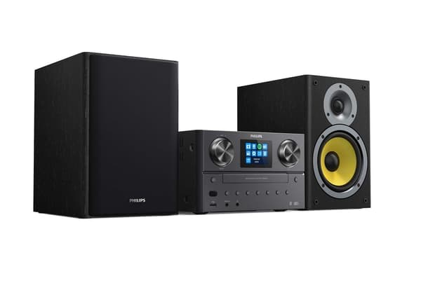 Philips TAM8905 Musiksystem med internetradio, DAB+, Bluetooth, CD, USB och Spotify Connect