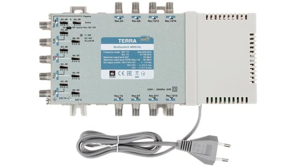 Terra MULTISWITCH MR-916L 9 INDGANGE/16 TERRA UDGANGE
