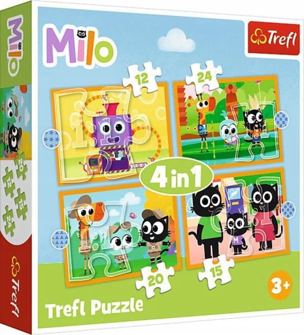 4i1 Puslespil Mød Milo og hans venner TREFL