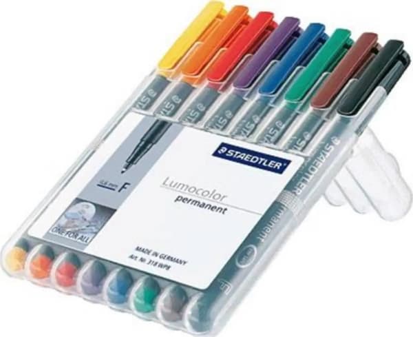 Staedtler 318 WP8 - black - blue - bro