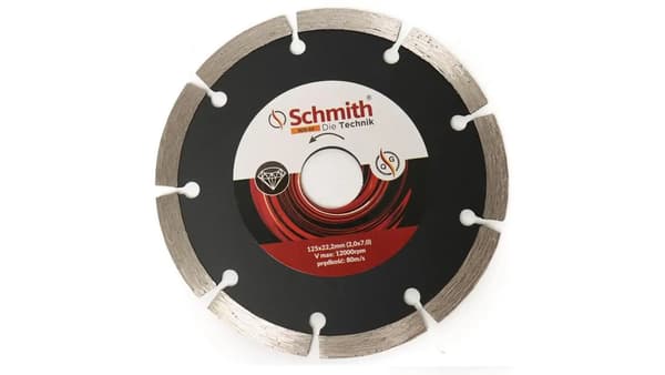 Segmentoitu timanttiterä 125mm Schmith