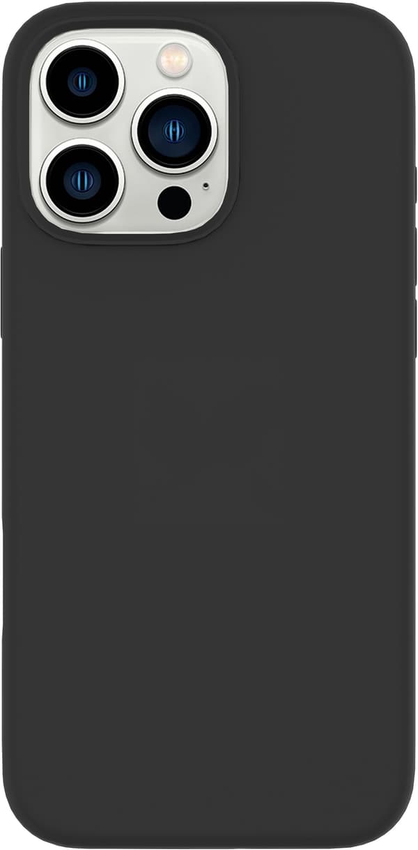 eSTUFF INFINITE (GRS) RIGA iPhone 16 Pro Sort Cover. Materiale: 51% GRS polycarbonat og 42% genanvendt silikone