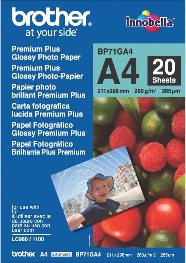 BROTHER Innobella Papper 260g A4 Flashing BP71GA4